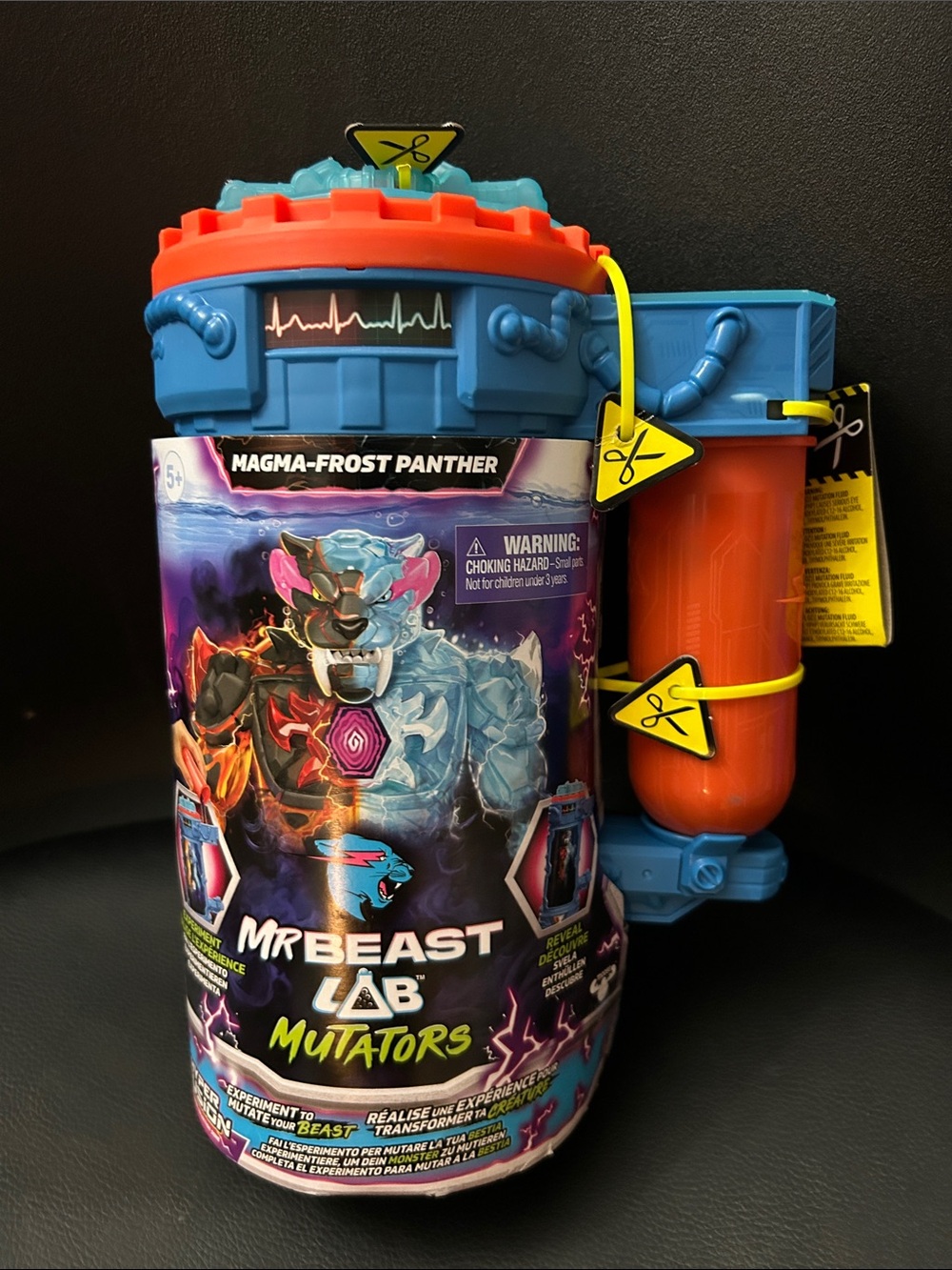 BNIB 🆕 Mr Beast Lab Mutators Magma-Frost Panther Toy